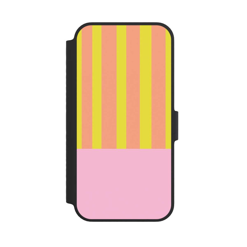 iPhone 14 NIVOflip Neonfarbige Streifen