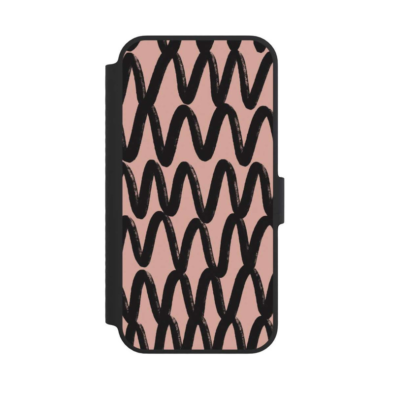 iPhone 14 NIVOflip Zig Zag Noir