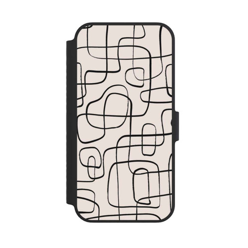 Apple iPhone 14 NIVOflip Lignes Fines Pattern
