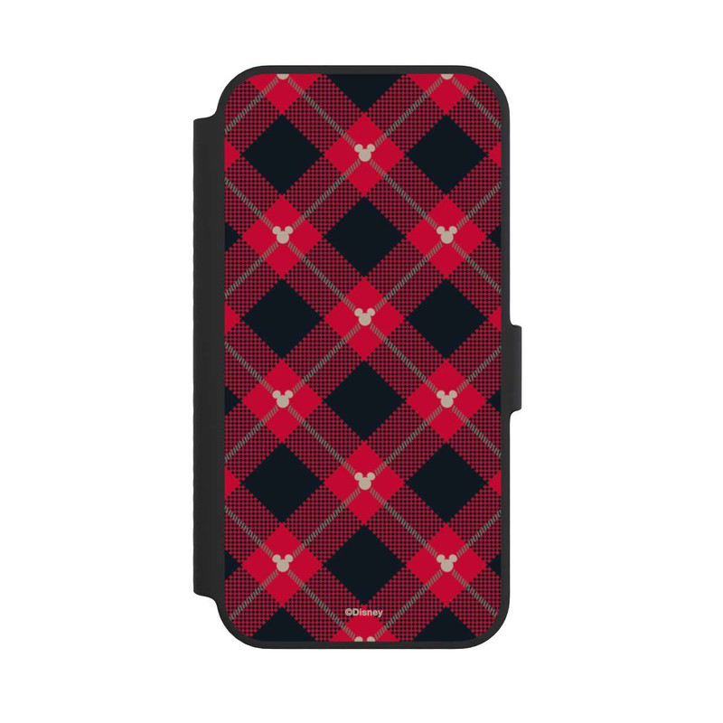 iPhone 14 NIVOflip Mickey Weihnachtsmuster Rot
