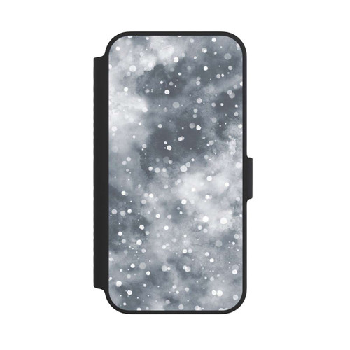 Apple iPhone 14 NIVOflip Abstrakter Winterschneehimmel