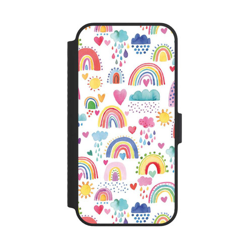 Apple iPhone 14 NIVOflip Schöne Regenbogen-Multi-Rot