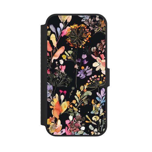 Apple iPhone 14 NIVOflip Wilde Gräser schwarz
