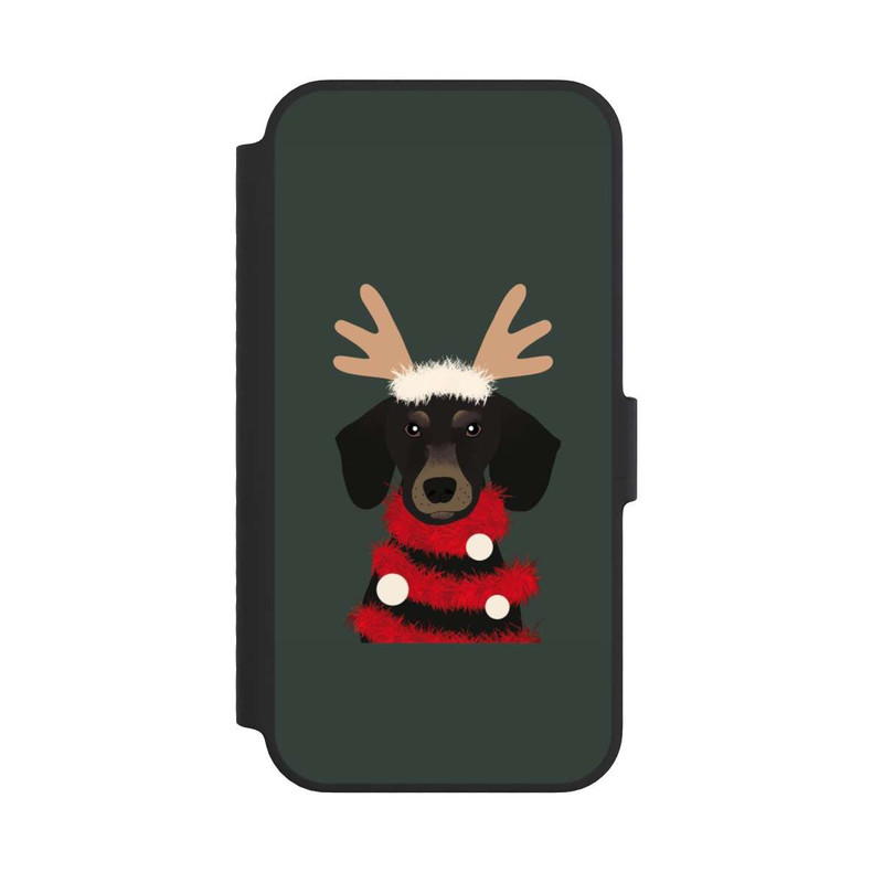 iPhone 14 NIVOflip weihnachtlicher Dackel