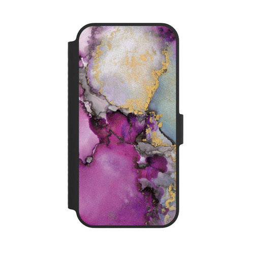 Apple iPhone 14 NIVOflip Alcohol Ink Art Pink