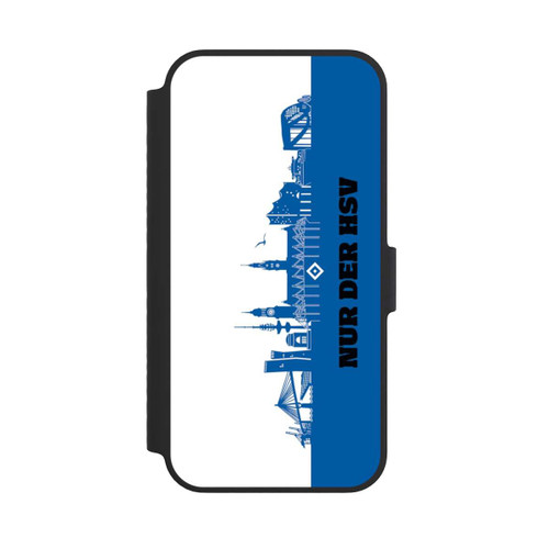 Apple iPhone 14 NIVOflip HSV Skyline Blau Weiß