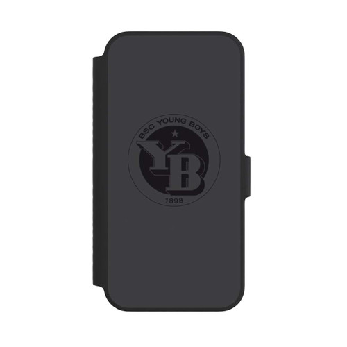 Apple iPhone 14 NIVOflip BSC YB Logo Grau