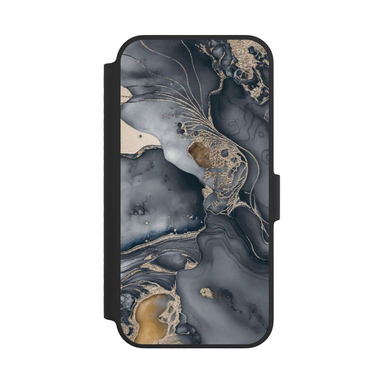 iPhone 14 NIVOflip Alcohol Ink Gold Grey