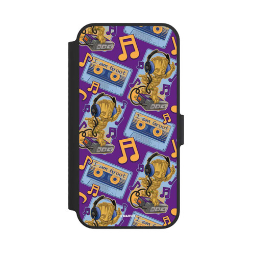 Apple iPhone 14 NIVOflip Groot Comic Headphones Guardians of the Galaxy