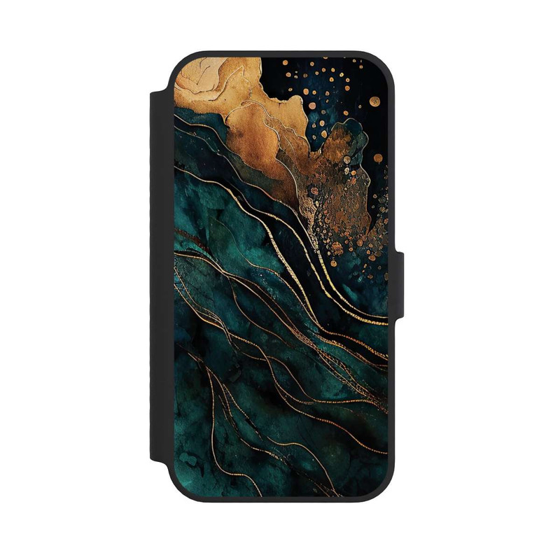 iPhone 14 NIVOflip Gold and Green