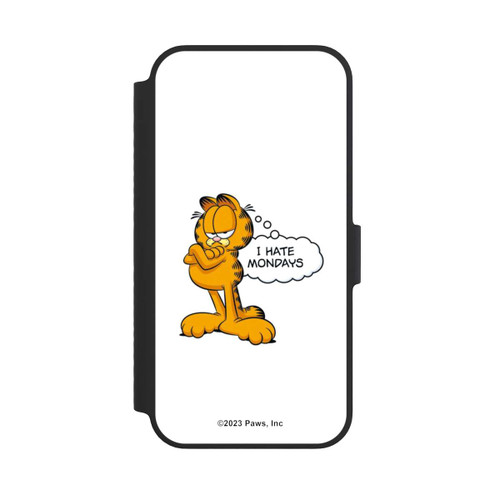 Apple iPhone 14 NIVOflip Garfield I Hate Mondays Weiß