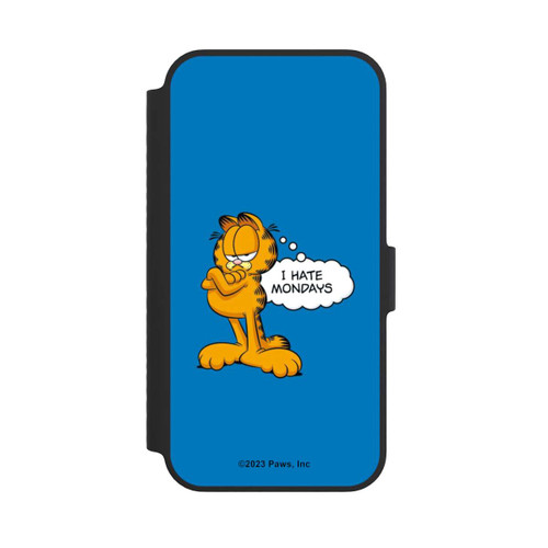 Apple iPhone 14 NIVOflip Garfield I Hate Mondays Blau