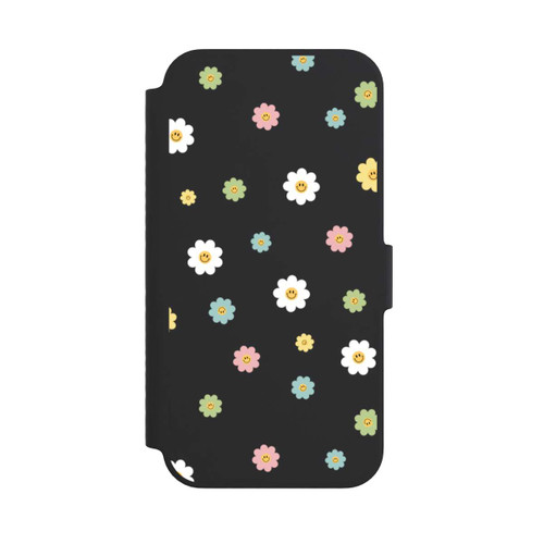 Apple iPhone 14 NIVOflip Flower Power klein transparent