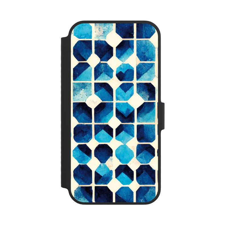 iPhone 14 NIVOflip Motif bleu