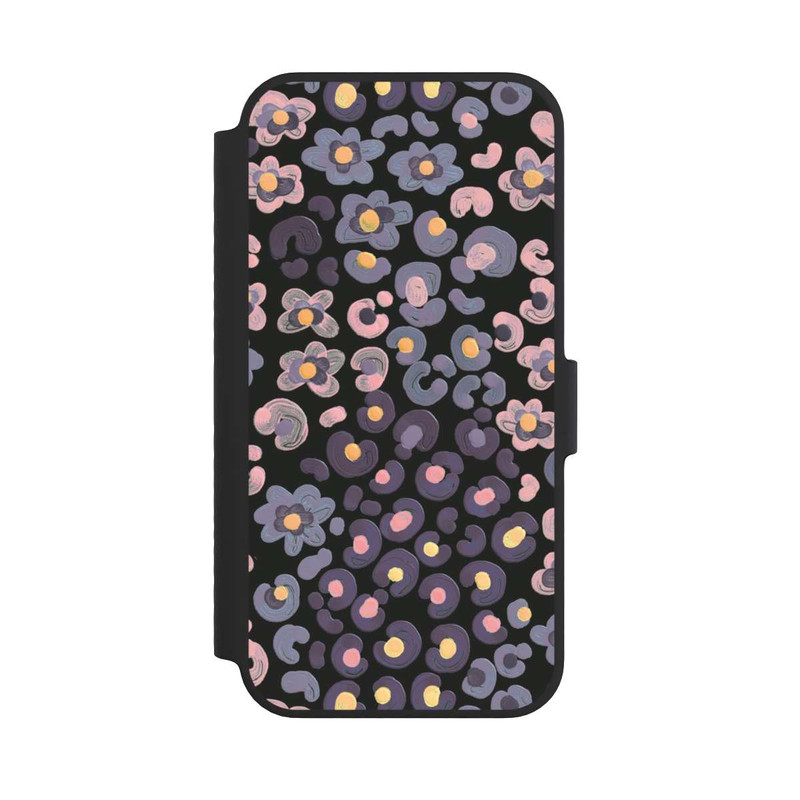 iPhone 14 NIVOflip Tierfell mit Blumen