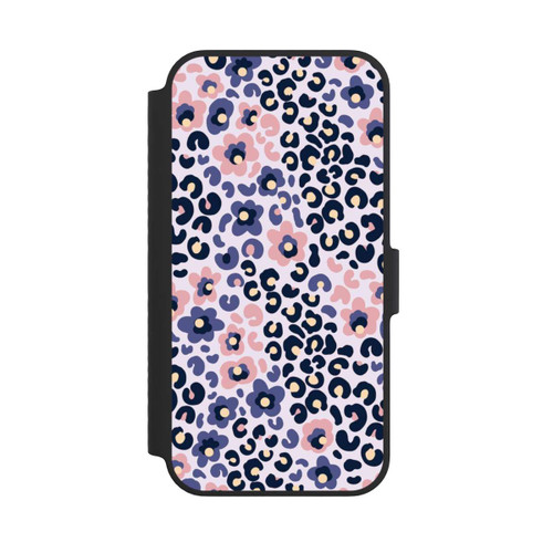 Apple iPhone 14 NIVOflip Tierfell mit Blumen 1