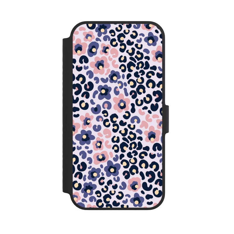 iPhone 14 NIVOflip Tierfell mit Blumen 1