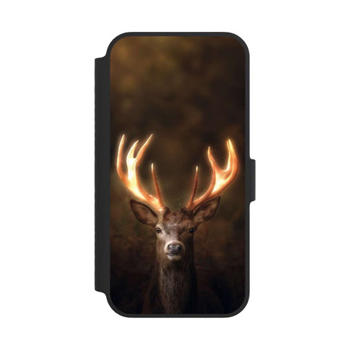 Apple iPhone 14 NIVOflip Hirsch Goldenes Geweih