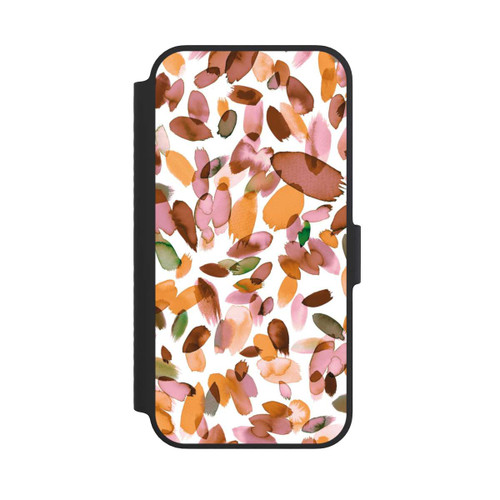 Apple iPhone 14 NIVOflip Watercolor Petal Stains Orange