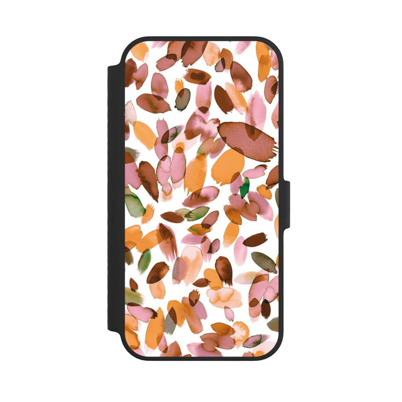 iPhone 14 NIVOflip Watercolor Petal Stains Orange