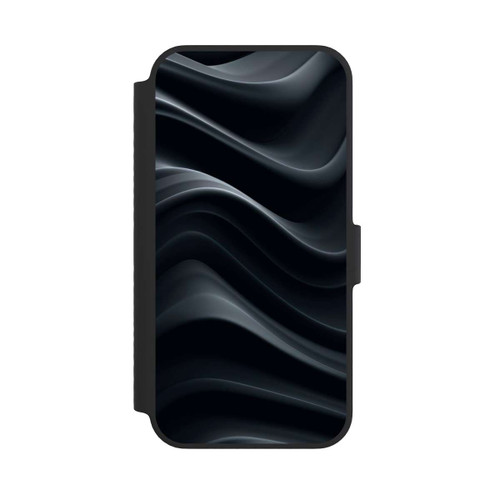 Apple iPhone 14 NIVOflip Black Waves Texture