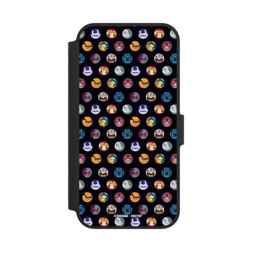 Apple iPhone 14 NIVOflip Bijuu Muster Schwarz