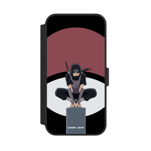 Apple iPhone 14 NIVOflip Itachi Uchiha Symbol schwarz