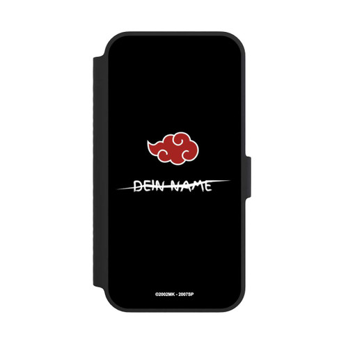 Apple iPhone 14 NIVOflip Akatsuki personalisierbar Schwarz