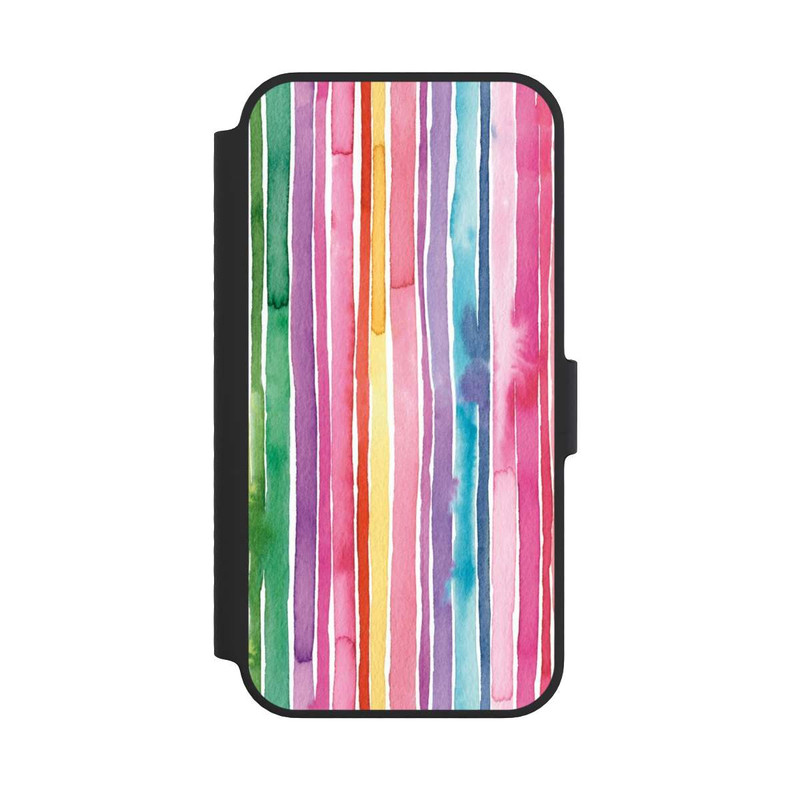 iPhone 14 NIVOflip Camouflage Rainbow Stripes