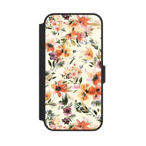 Apple iPhone 14 NIVOflip Summer Artistic Flowers Ivory