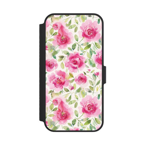 Apple iPhone 14 NIVOflip Aquarell Frische Rosen