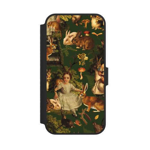 Apple iPhone 14 NIVOflip Mädchen und Tiere im Wald