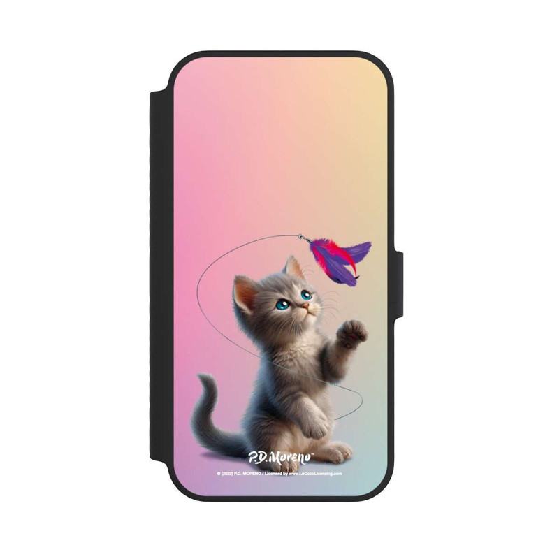 iPhone 14 NIVOflip Playing Cat with Feather