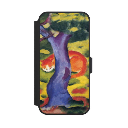 Apple iPhone 14 NIVOflip Katze hinter Einem Baum von Franz Marc