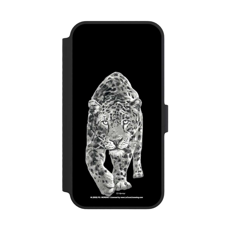 iPhone 14 NIVOflip Leopard Schwarz