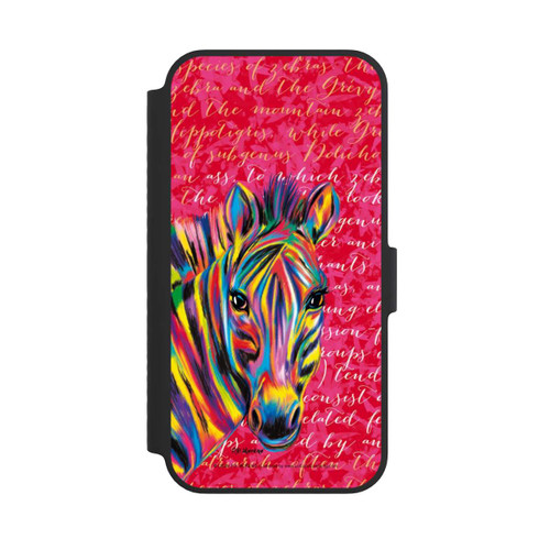 Apple iPhone 14 NIVOflip Zebra bunt