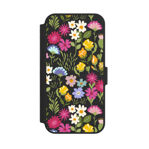 Apple iPhone 14 NIVOflip Bunte Sommerblumen Transparent