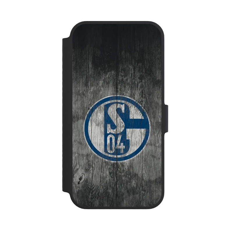 iPhone 14 NIVOflip Schalke 04 Holz Look