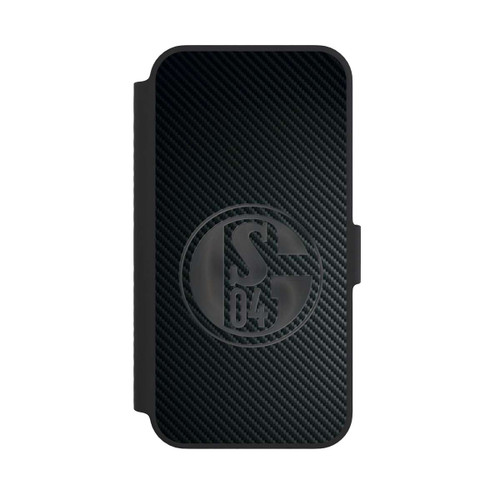 Apple iPhone 14 NIVOflip Schalke 04 Carbon Look