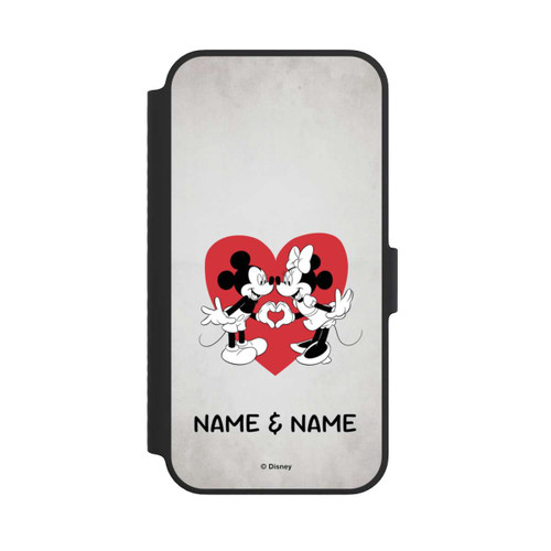 Apple iPhone 14 NIVOflip Minnie und Micky Personalisierbar