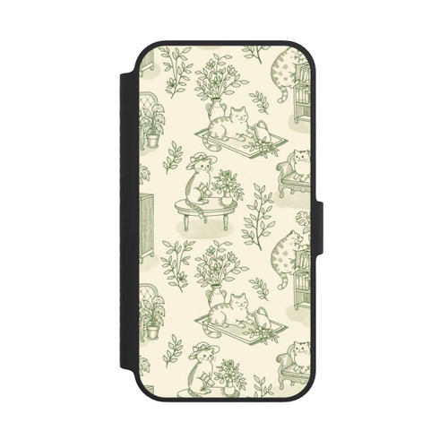 Apple iPhone 14 NIVOflip Chonky Cats Toile de Jouy