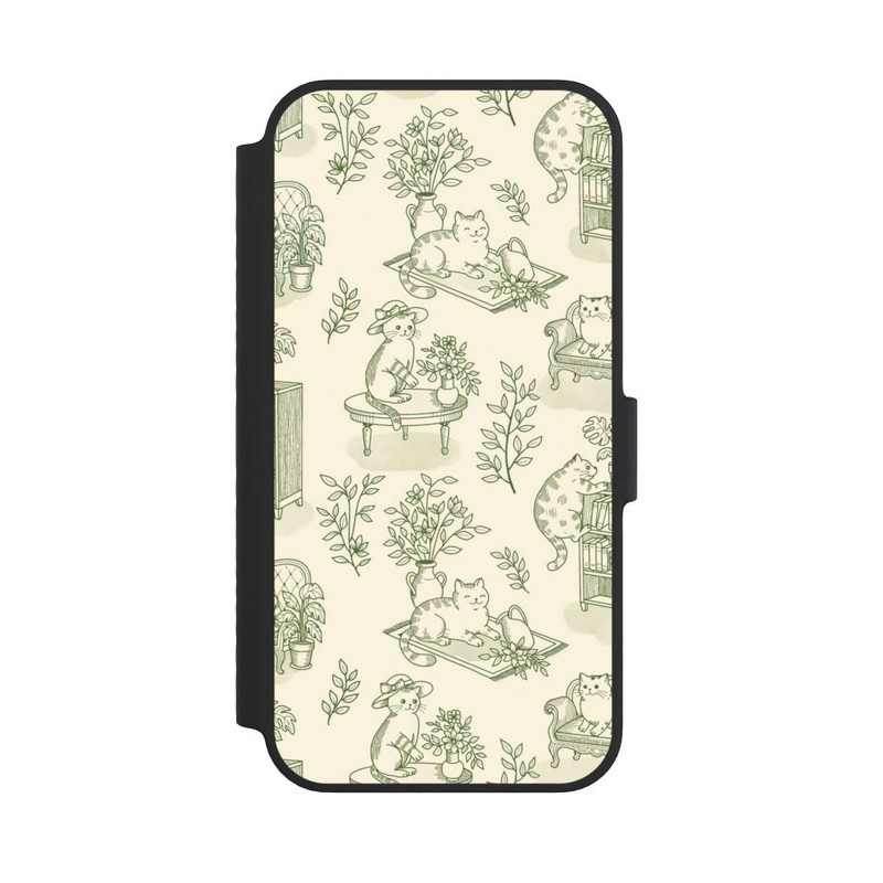 iPhone 14 NIVOflip Chonky Cats Toile de Jouy
