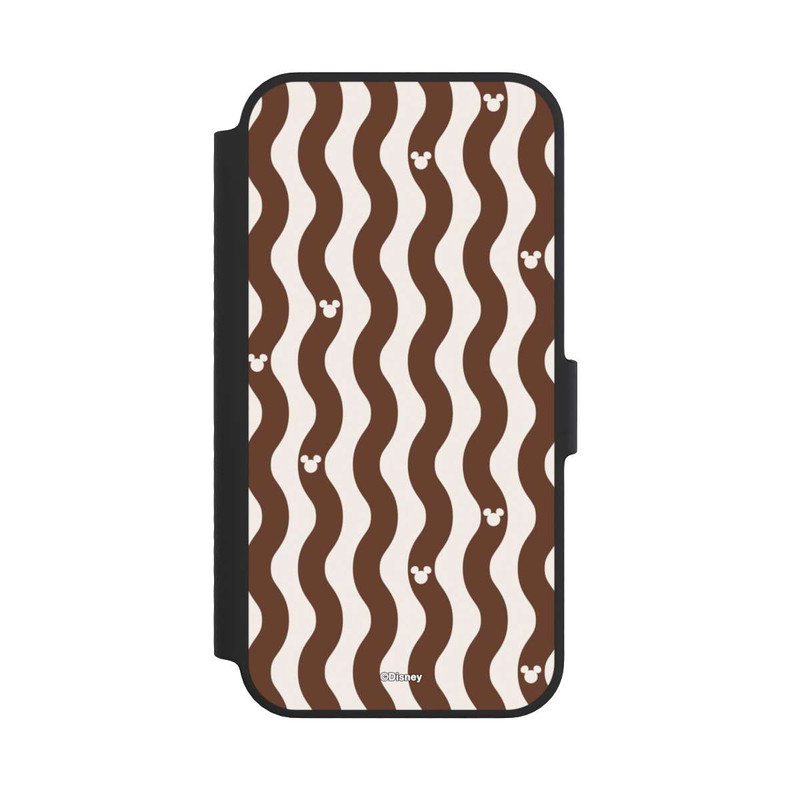 iPhone 14 NIVOflip Micky Muster Braune Wellen