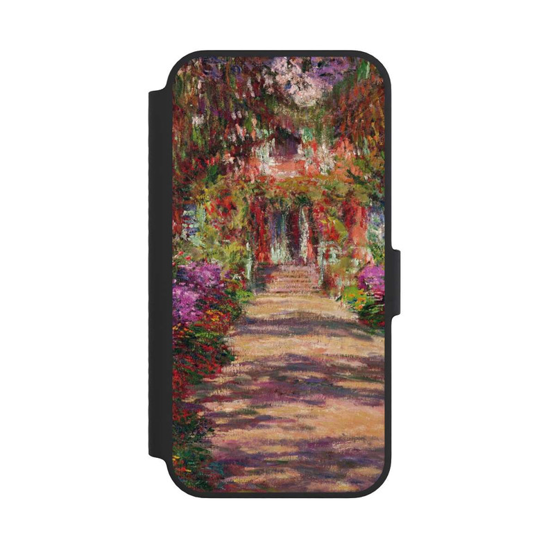 iPhone 14 NIVOflip Eine Allee in Monets Garten in Giverny by Claude Monet