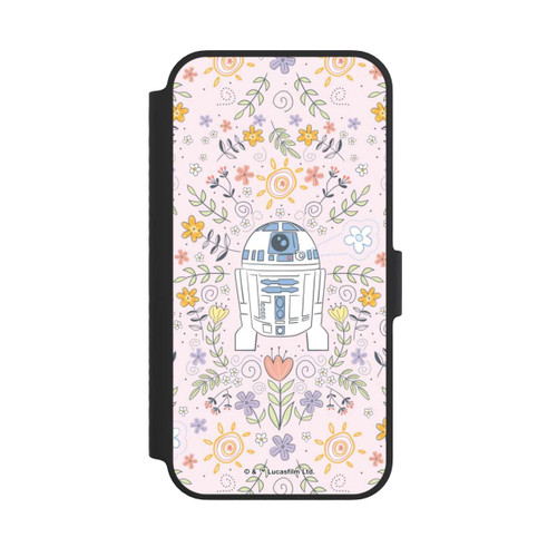 Apple iPhone 14 NIVOflip R2D2 Blumen Muster