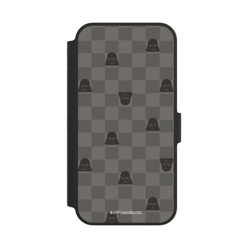 Apple iPhone 14 NIVOflip Darth Vader Schachbrettmuster Schwarz