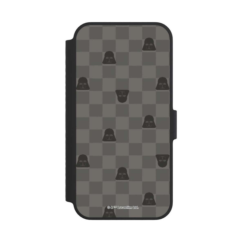 iPhone 14 NIVOflip Darth Vader Schachbrettmuster Schwarz