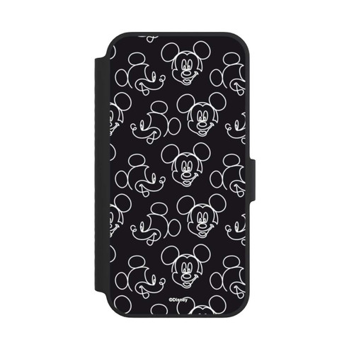 Apple iPhone 14 NIVOflip Disney Mickey Muster Schwarz