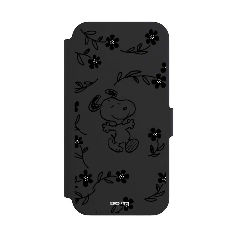 iPhone 14 NIVOflip Snoopy und Flowers Transparent