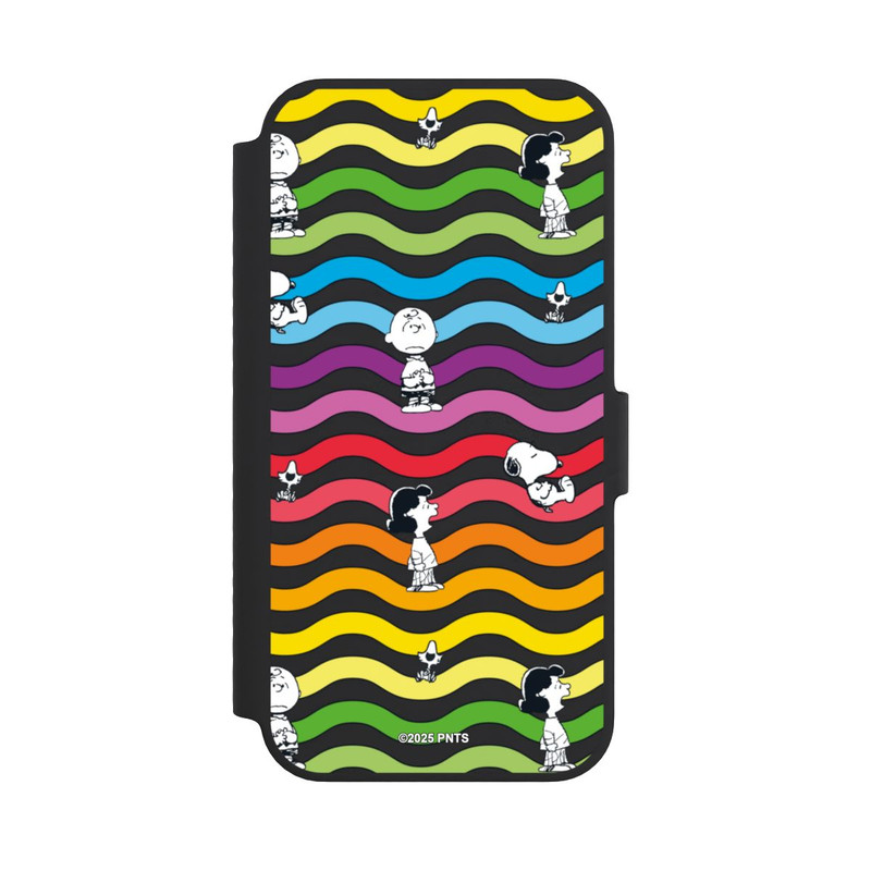 iPhone 14 NIVOflip Snoopy Pattern Rainbow Transparent